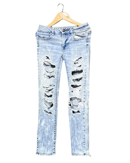 American Eagle Blue Jeans For Girl 16 Years