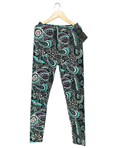 VIV Collection Black Sport Gym tights For Women L