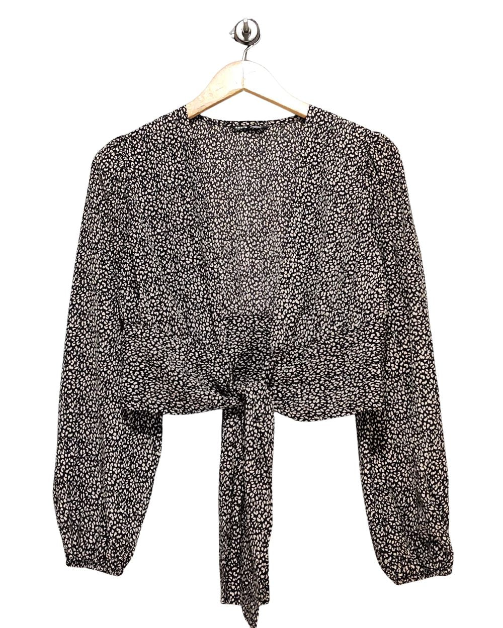 SHEIN Black Polyester For Women Crop Tops S