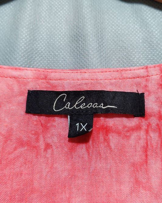 Calessa Pink Polyester For Women Crop Tops XL
