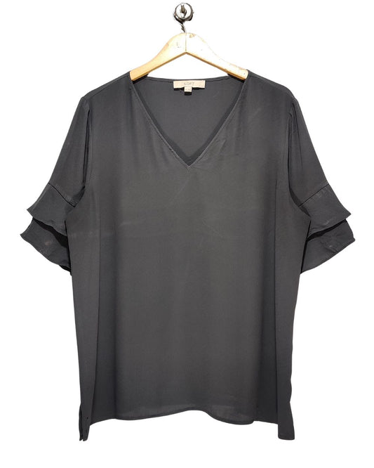 Loft Gray Cotton For Women Crop Tops XL