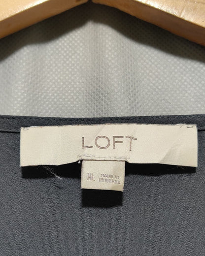 Loft Gray Cotton For Women Crop Tops XL