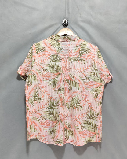 White Stag Pink Polyester For Women Top Shirt L