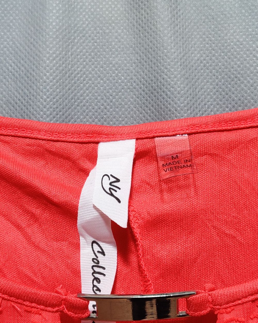 Ny Collection Orange Cotton For Women Crop Tops M