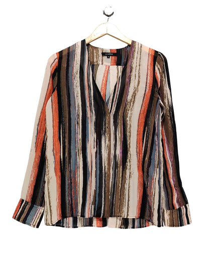 Olivaceous Multi Cotton For Women Crop Tops S