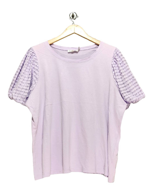 Calvin Klein Purple Cotton For Women Crop Top XL