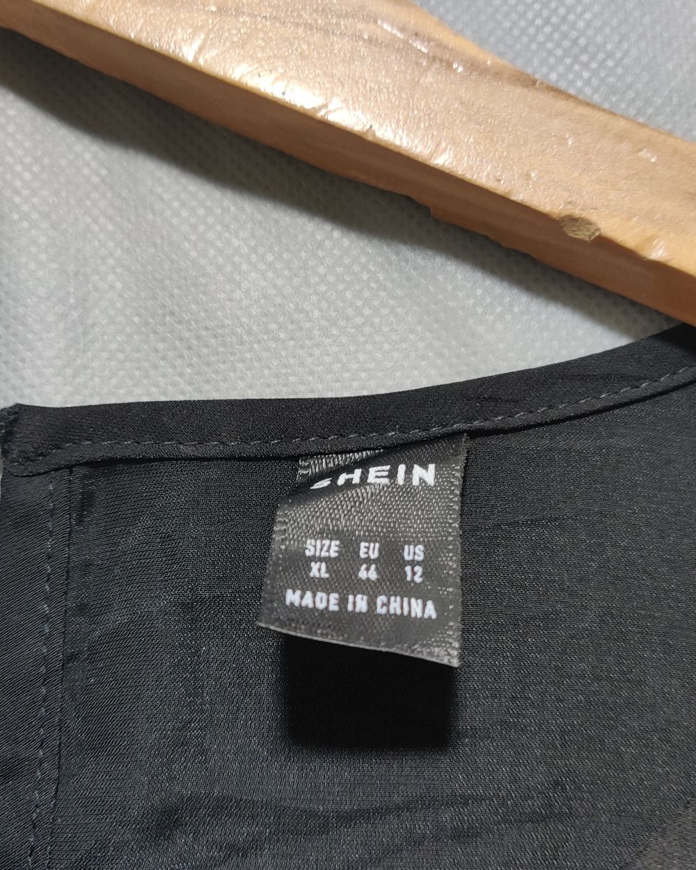 SHEIN Black Polyester For Women Crop Top XL