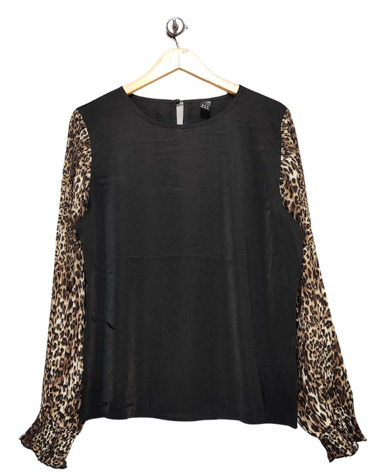 SHEIN Black Polyester For Women Crop Top XL