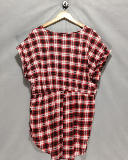 Speed Limit Red Cotton For Women Crop Top XXL