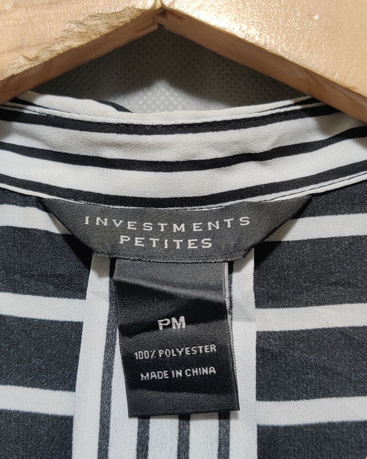 Investment Petites Black Cotton For Women Crop Top L