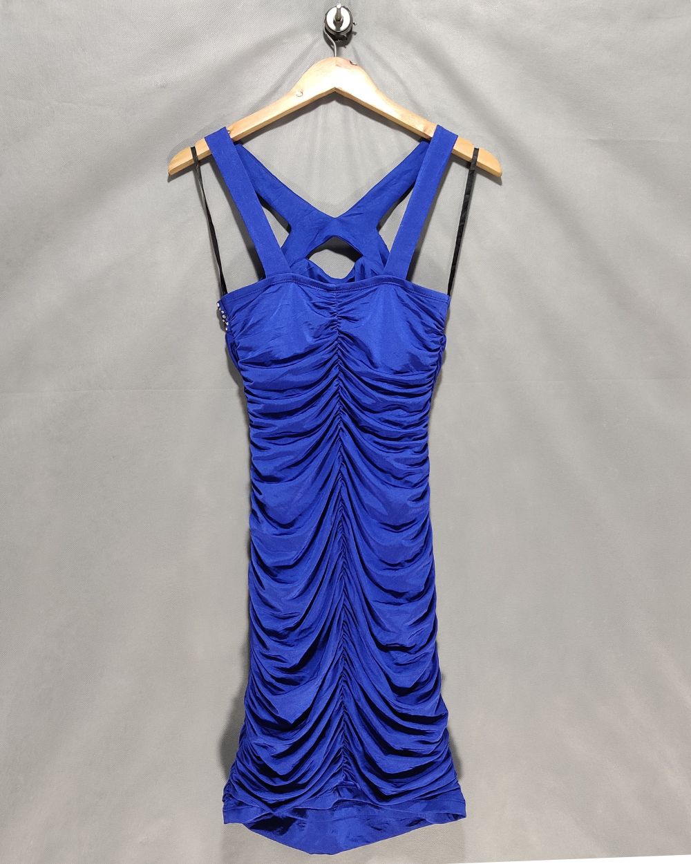 City Triangles Blue Cotton For Women Dresses S