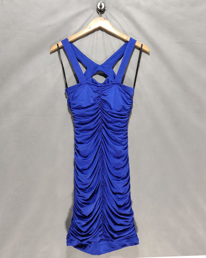 City Triangles Blue Cotton For Women Dresses S