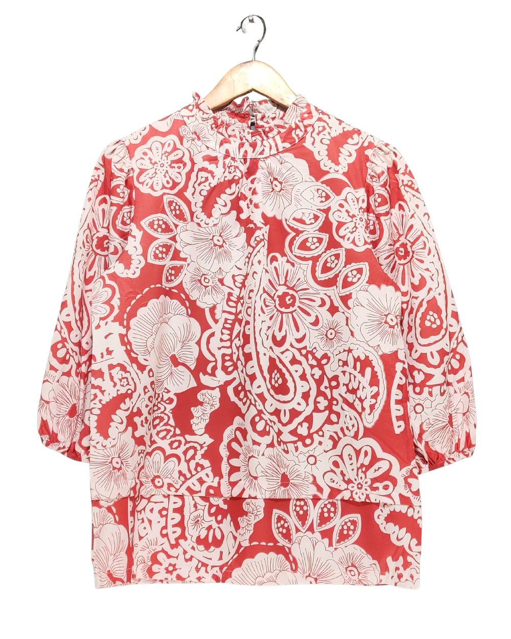 Thrift Queen Pink Cotton For Women Crop Top M