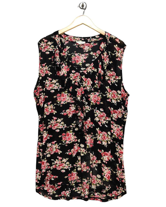 Siren Rily Black Cotton For Women Crop Top 3 XL