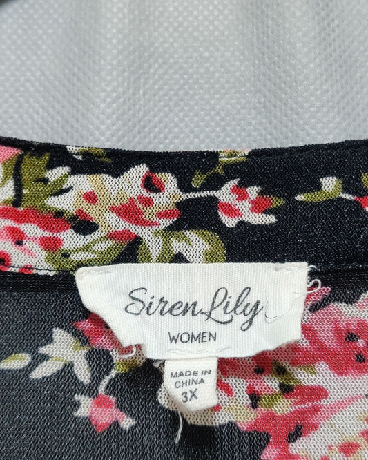 Siren Rily Black Cotton For Women Crop Top 3 XL