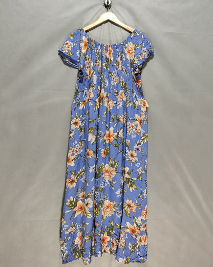 Kindred Blue Cotton For Women Dresses XL