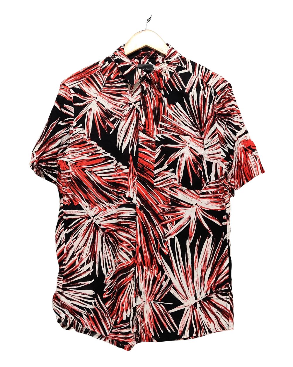 H&M Red Cotton For Women Shirt S