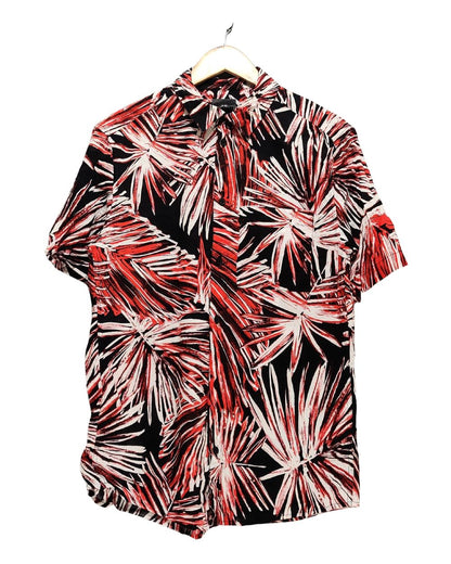 H&M Red Cotton For Women Shirt S