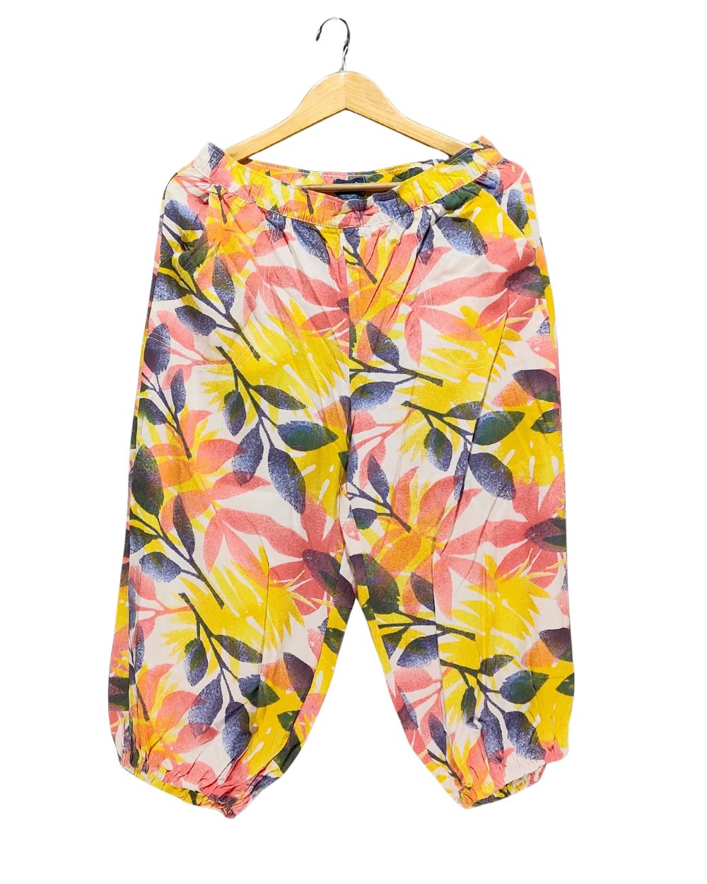 Caribbean Joe Multi Cotton Plazo For Women Large