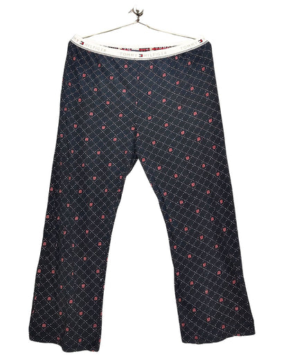 Tommy Hilfiger Blue Cotton Plazo For Women XX Large