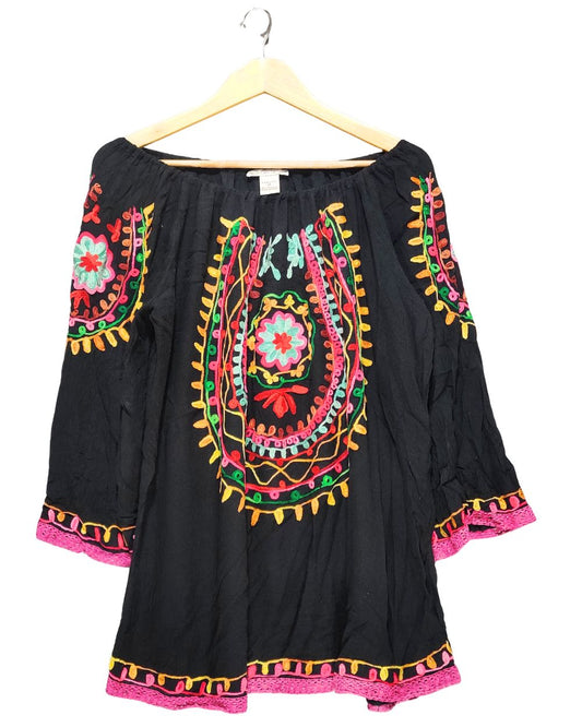 Cute Options Black For Women Crop Top M