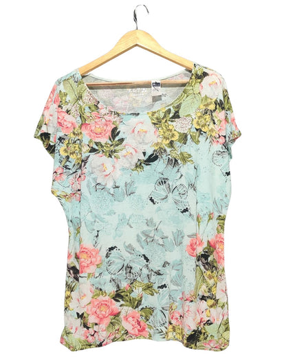 APT.9 Blue For Women Crop Top M