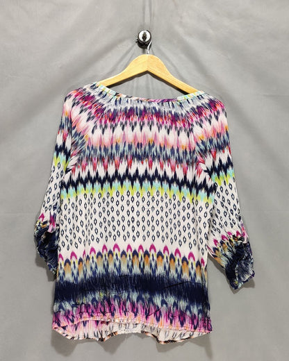 Como Vintage Multi For Women Crop Top L