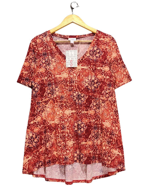 Luluroe Maroon For Women Crop Top S