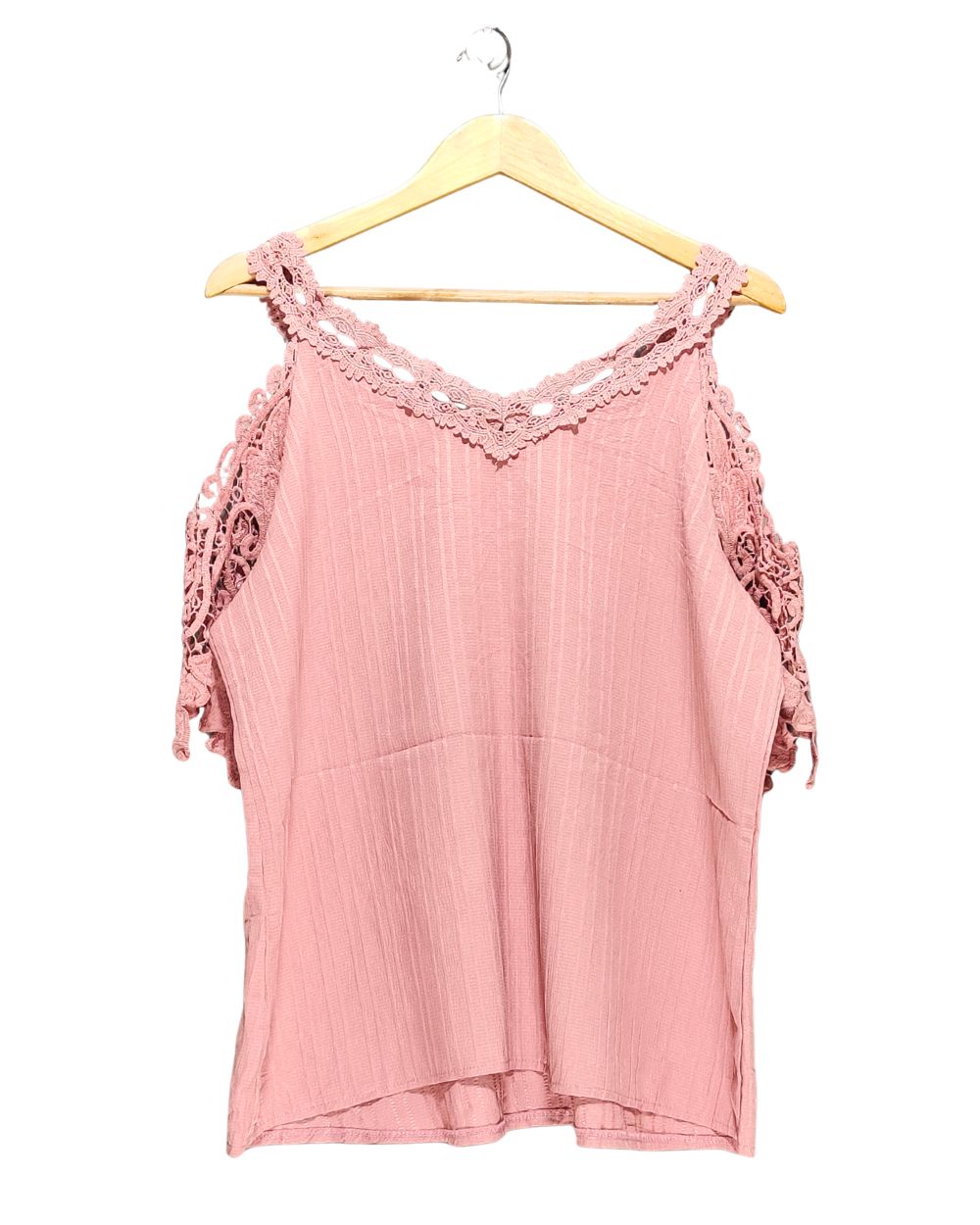 Thrift Queen Pink For Women Crop Top XL