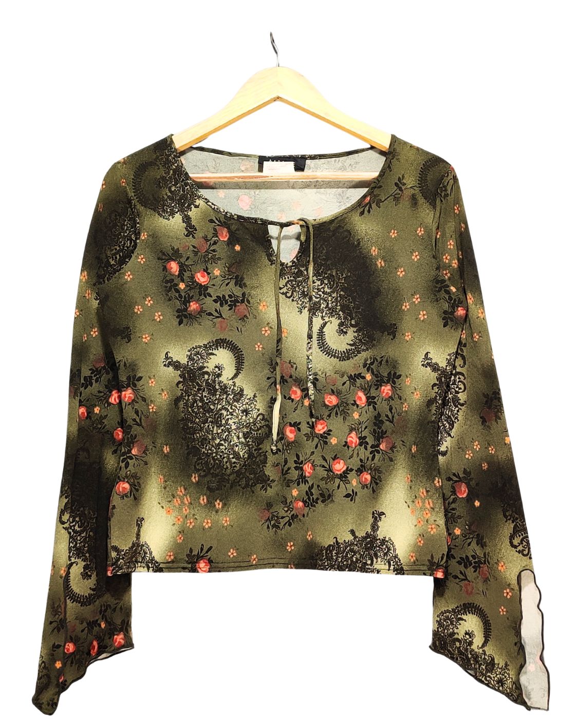 A LA UNE Green  For Women Crop Top L