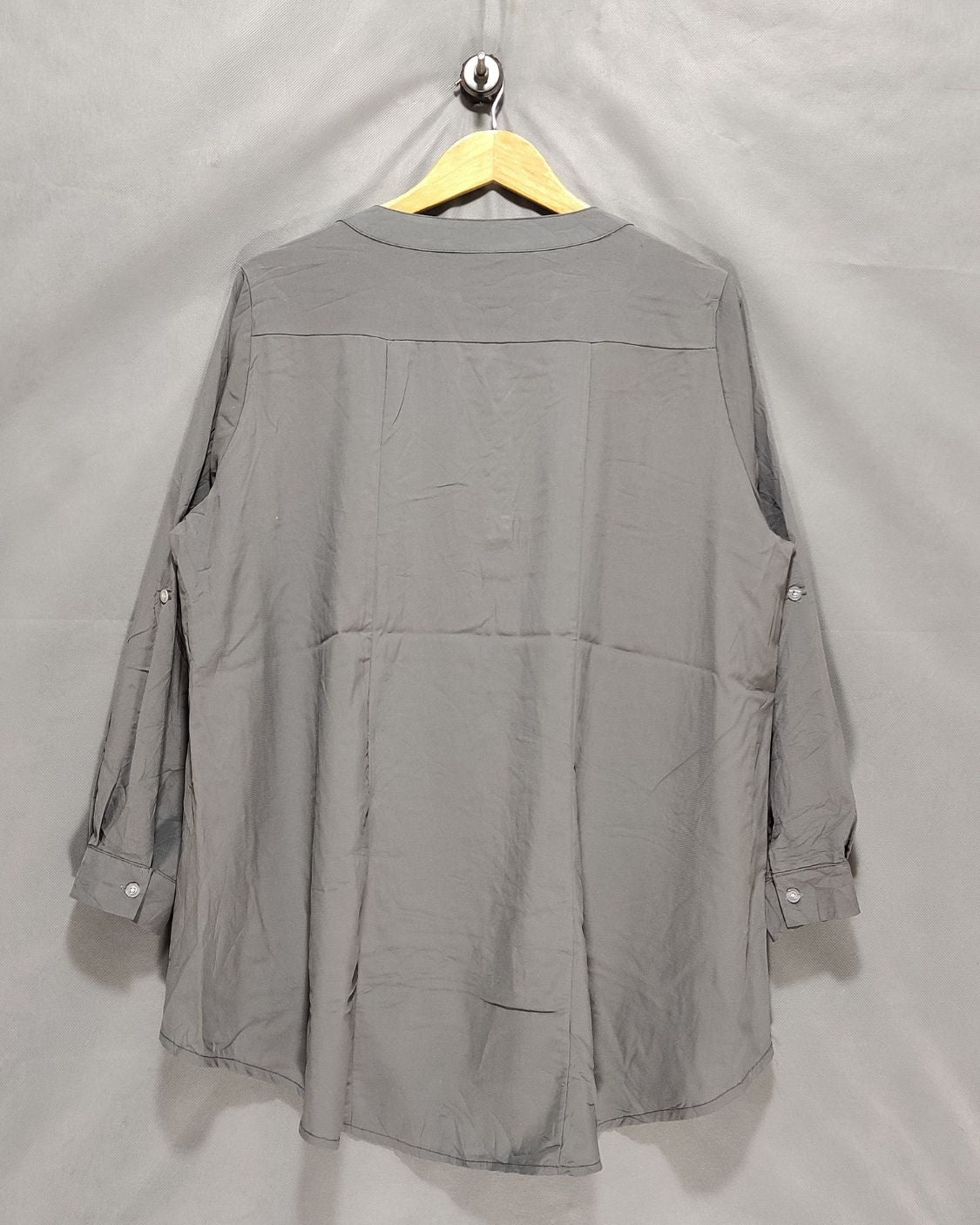 Thrift Queen Gray For Women Crop Top XXL