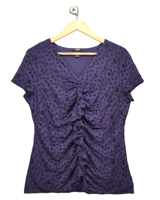 Alfani Purple For Women Crop Top L
