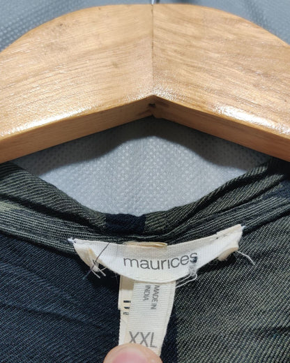 Maurces Green For Women Crop Top XXL