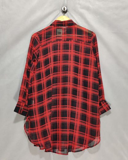 Ups & Down Red For Women Crop Top S