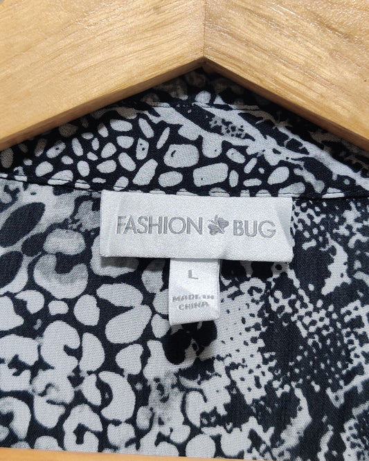 Fashion Bug Black For Women Top Shirt L
