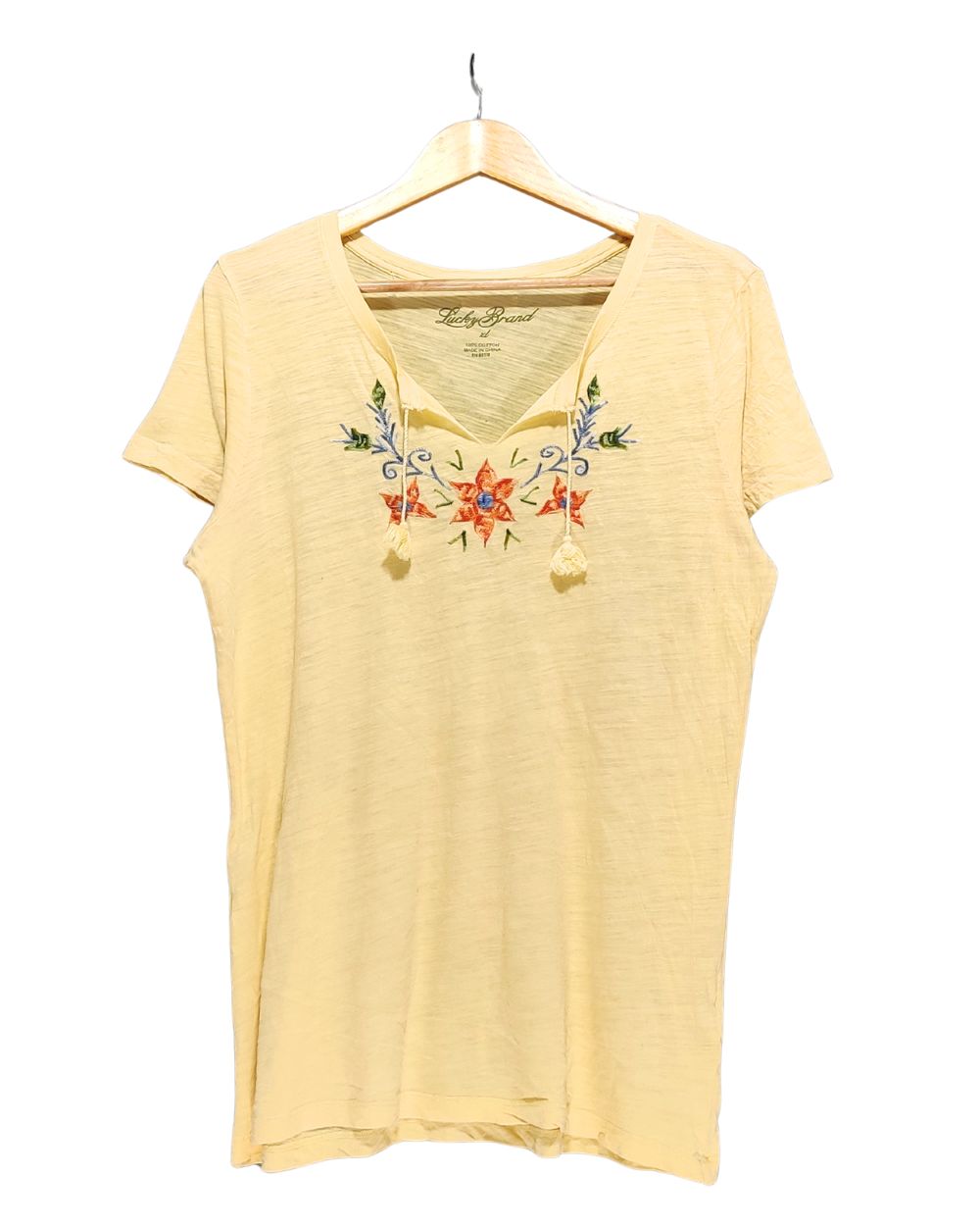 Lucky Brand Yellow For Women Crop Top XL