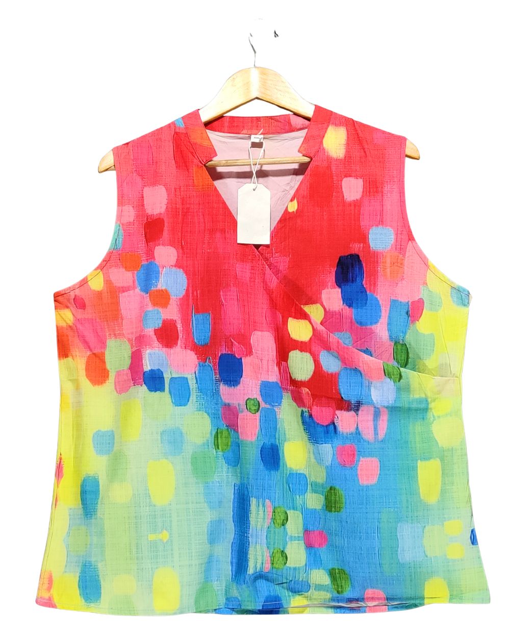 Thrift Queen Multi For Women Crop Top XXL