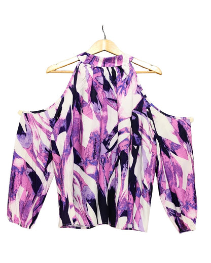 SHEIN Purple For Women Crop Top XL