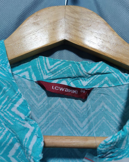 Lcwaikiki Blue  For Women Crop Top M