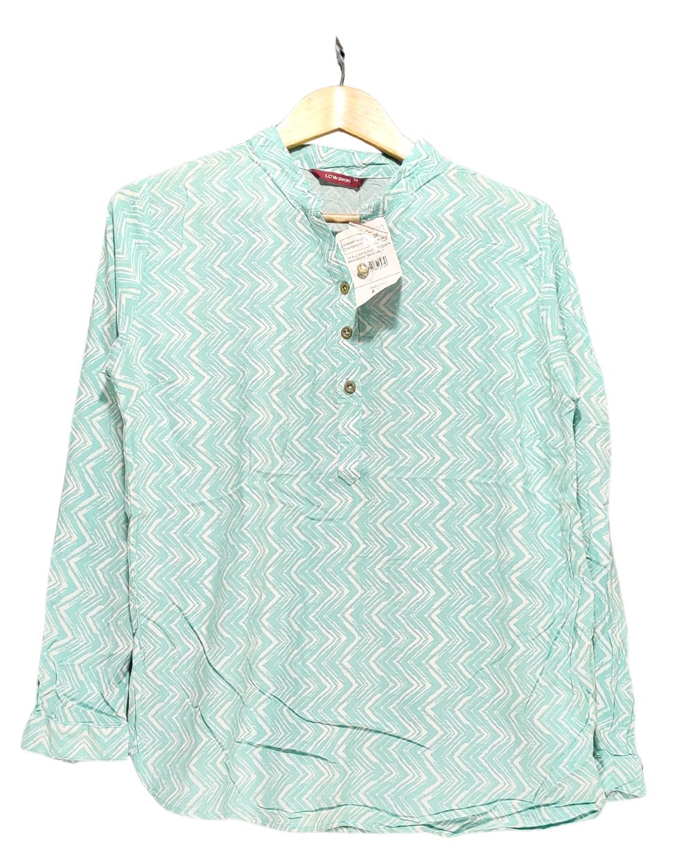 Lcwaikiki Blue  For Women Crop Top M