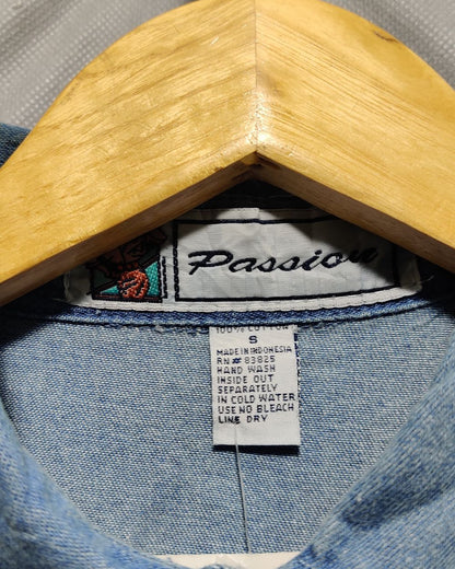 Passion Blue For Women Top Shirt S