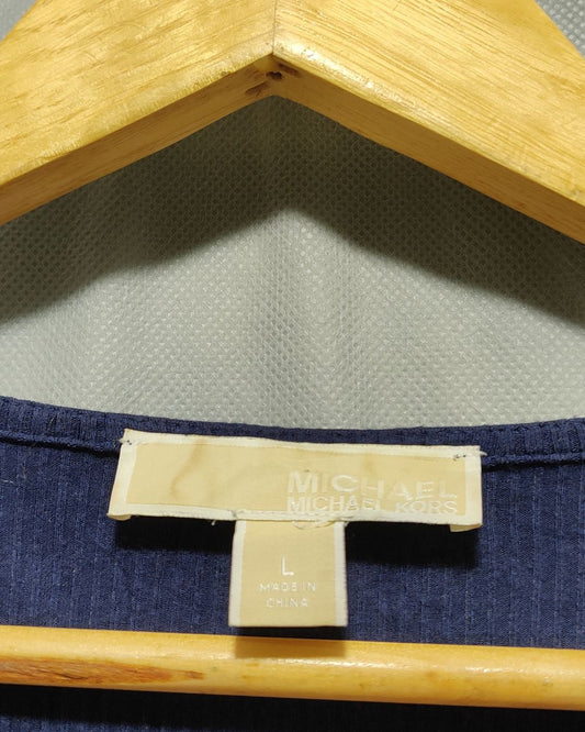 Michael Kors Blue For Women Crop Top L