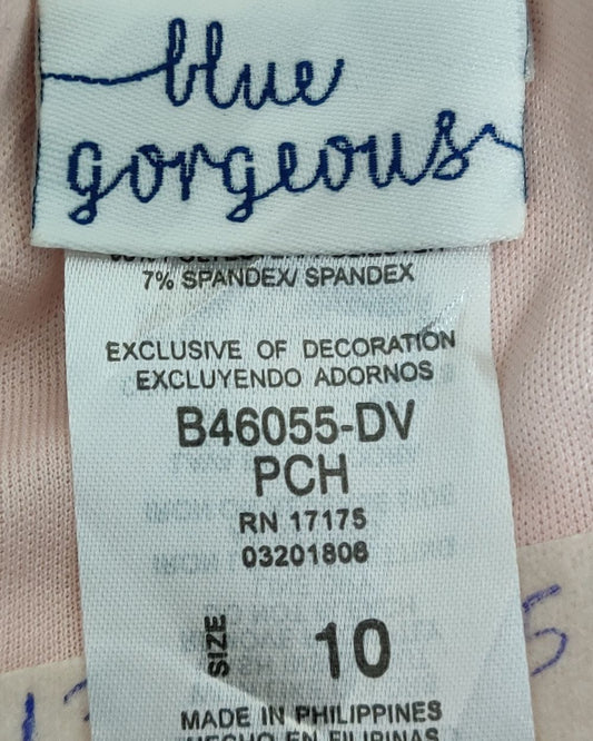 Blue Gorgeous Pink Colour For Women Dresses S