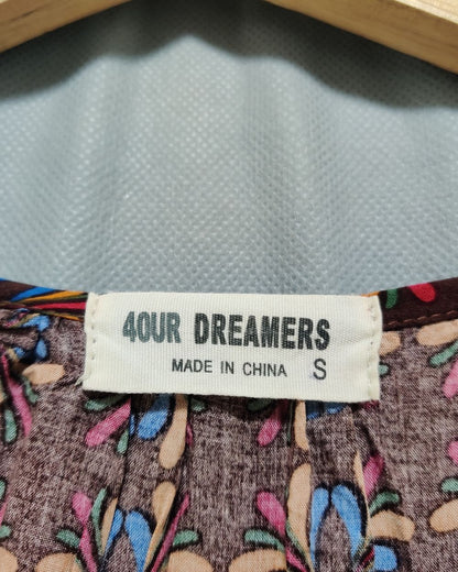 4our Dreamers Brown Colour For Women Dresses S