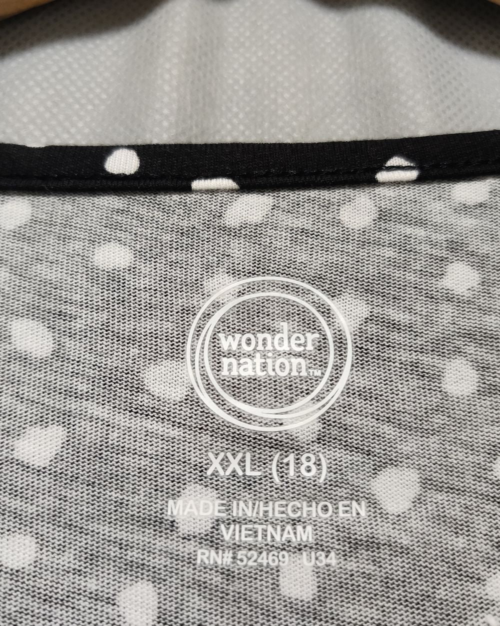 Wonder Nation Black Colour For Women Top XXL