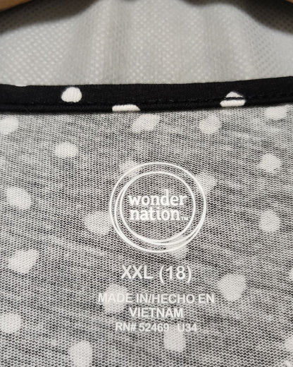Wonder Nation Black Colour For Women Top XXL