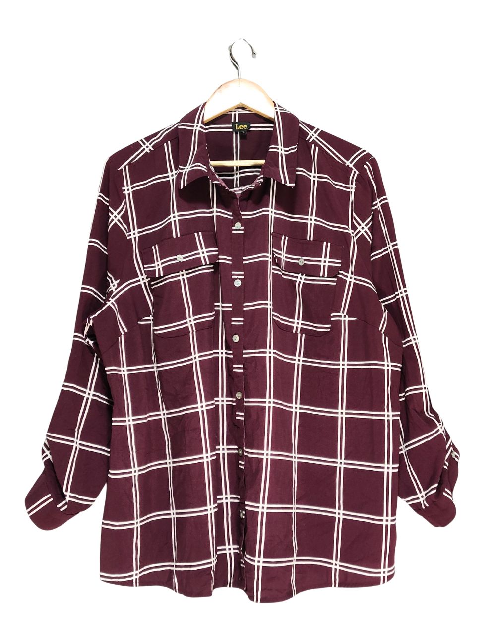 Lee Maroon Colour For Women Top Shirt XXL