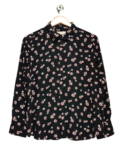 Loft Black Colour For Women Top Shirt M