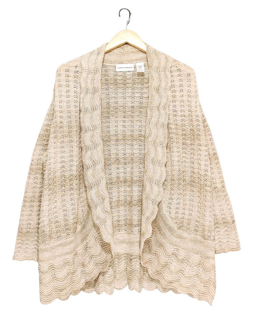 Alfred Dunner Cream For Women Sweater L