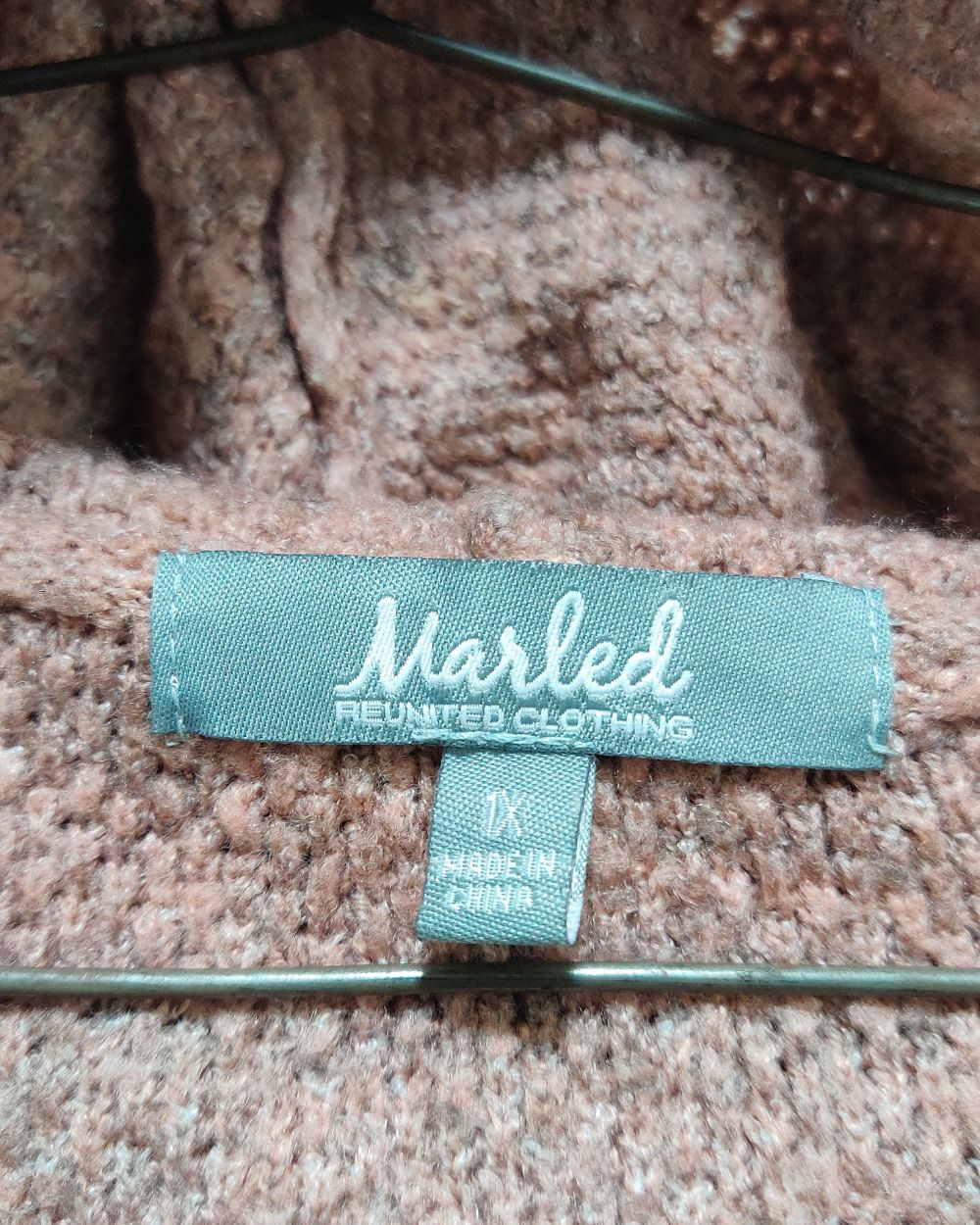 Marled Maroon For Women Sweater XL